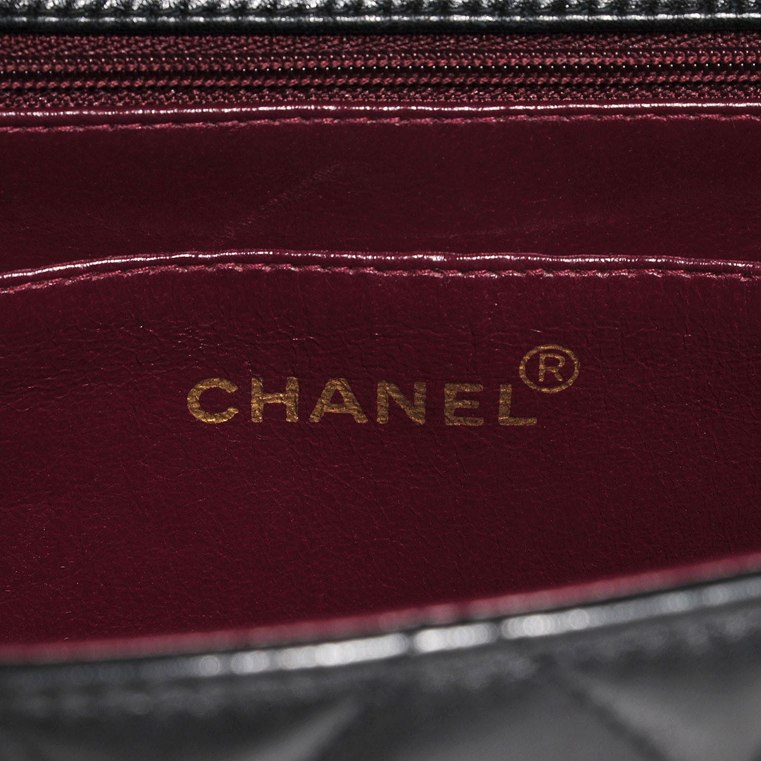 Chanel Lambskin Quilted XL Jumbo Flap Black 6 of 8