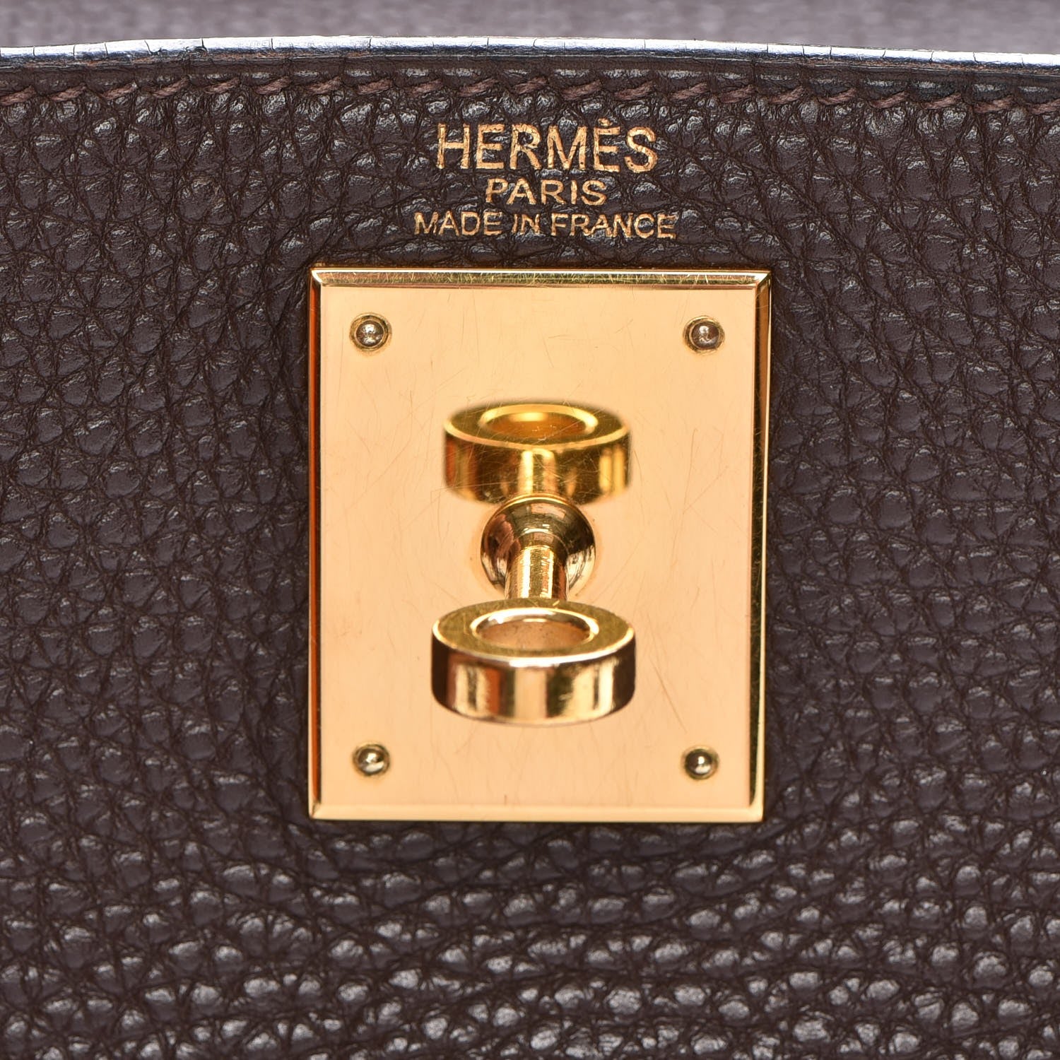 Hermes Togo Kelly Retourne 28 Chocolate 21 of 32