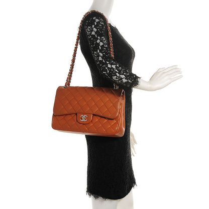 Chanel Caviar Quilted Jumbo Double Flap Light Brown 2 of 8