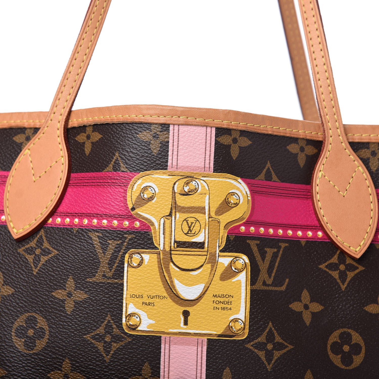 Louis Vuitton Monogram Summer Trunks Neo Neverfull MM 10 of 10