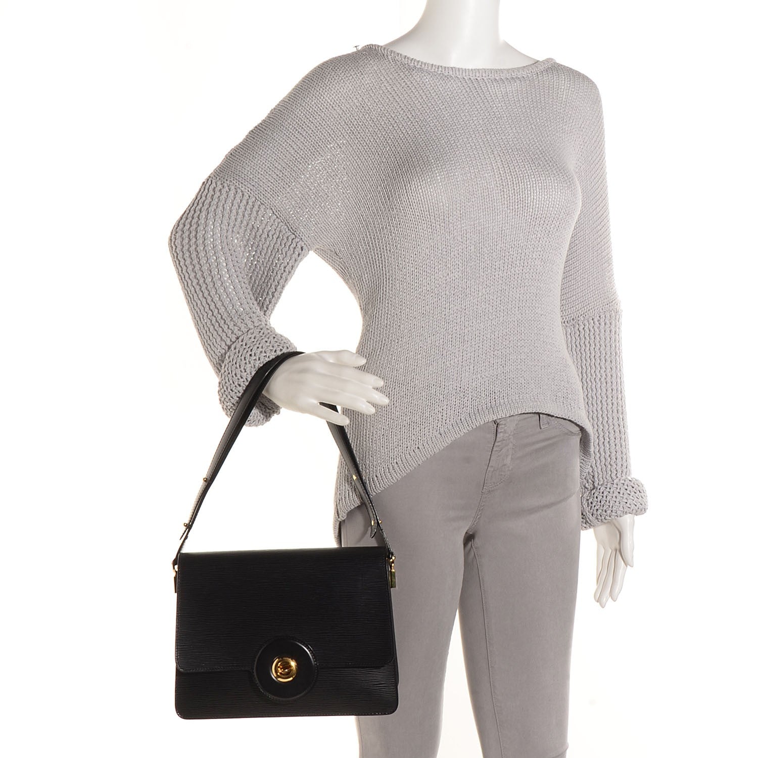 Louis Vuitton Epi Sac Friedland Black 2 of 7