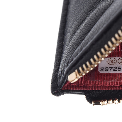 Chanel Goatskin Quilted Chanel 19 Phone and Card Holder Black 7 of 8
