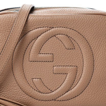Gucci Pebbled Calfskin Small Soho Disco Bag Camelia 11 of 11
