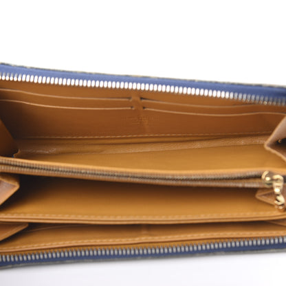 Louis Vuitton Monogram Denim Zippy Wallet Blue 4 of 7