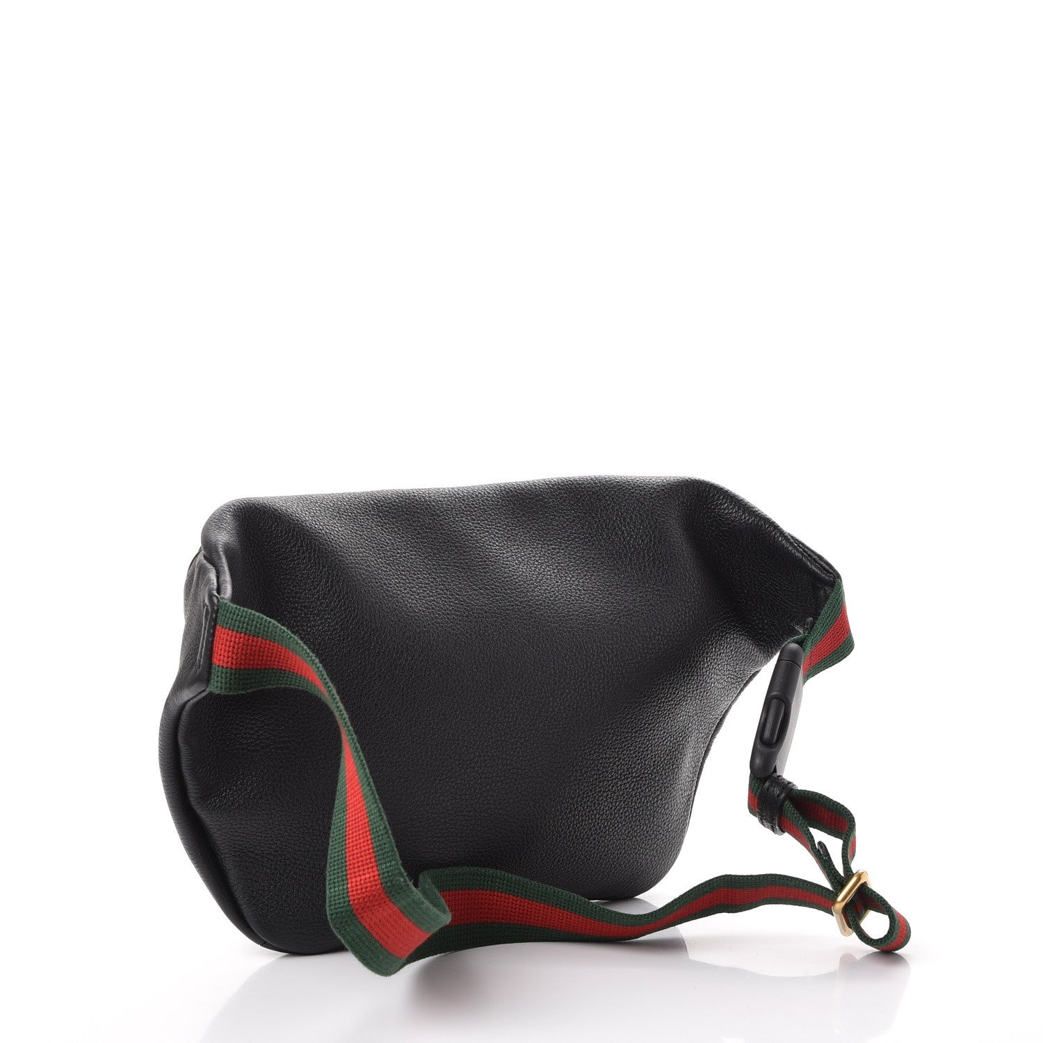 Gucci Grained Calfskin Logo Belt Bag Black 3 of 7