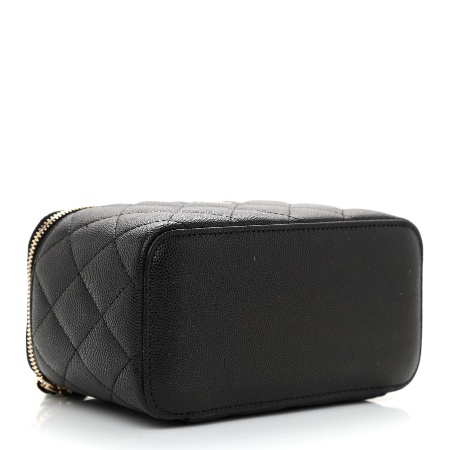 Chanel Caviar Quilted Small Vanity Case With Chain Black 4 of 10
