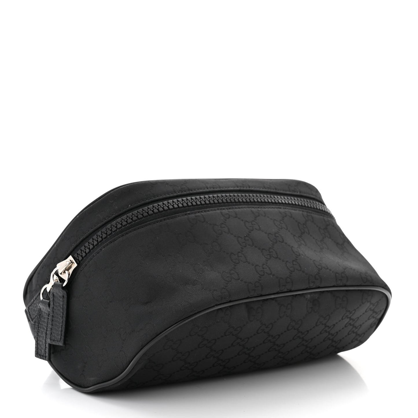 Nylon Monogram Fanny Pack Belt Bag Black