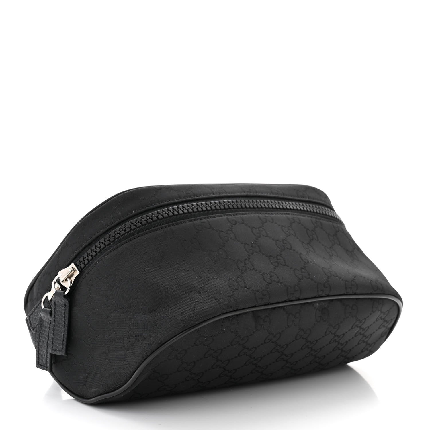 Gucci Nylon Monogram Fanny Pack Belt Bag Black 4 of 10