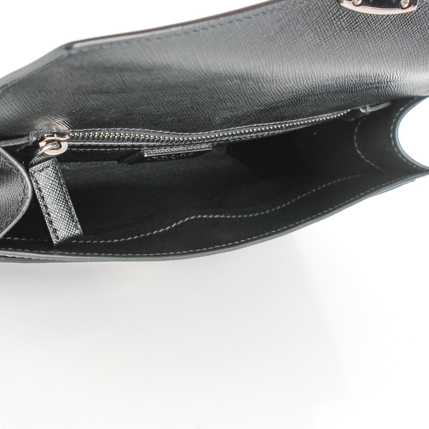 Saffiano Clutch Black