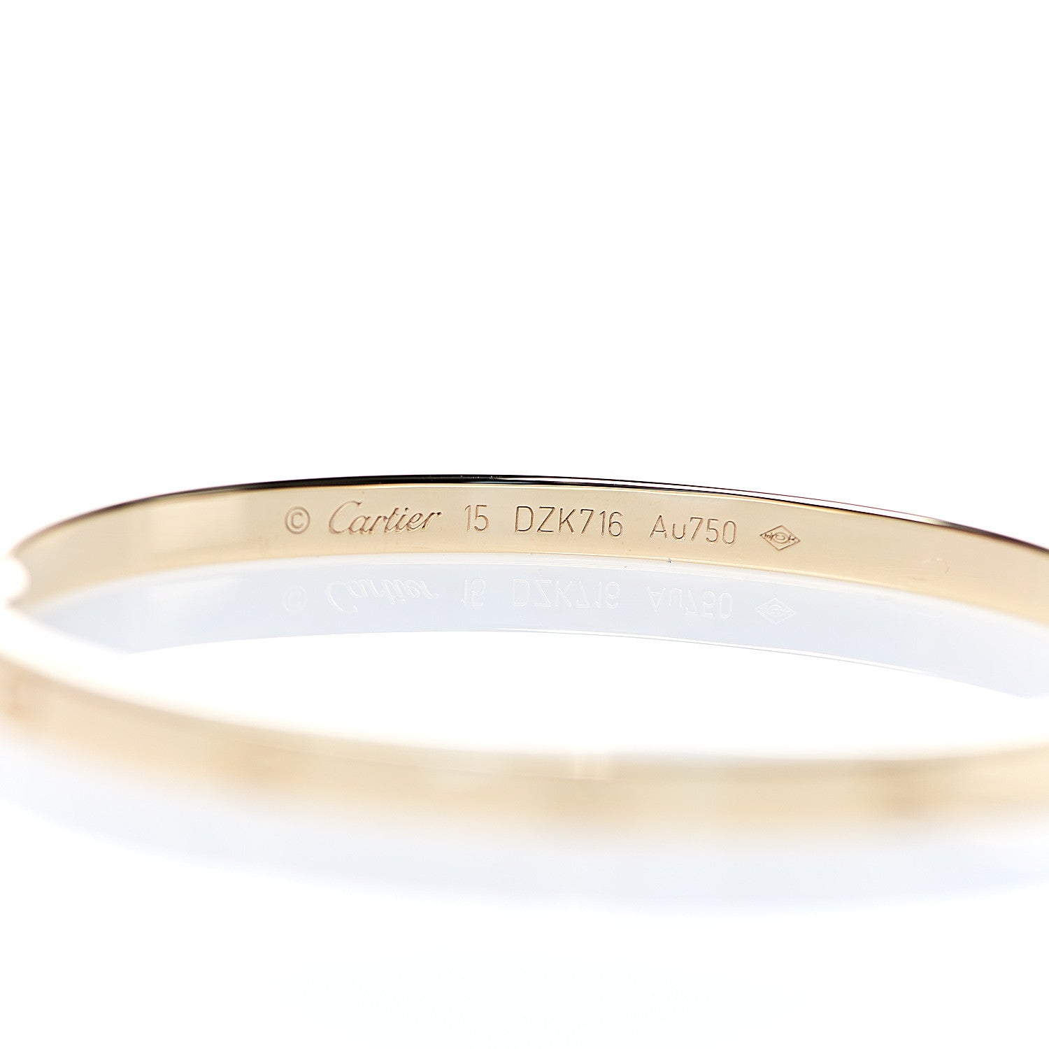 Cartier 18K Yellow Gold Small LOVE Bracelet 15 3 of 5