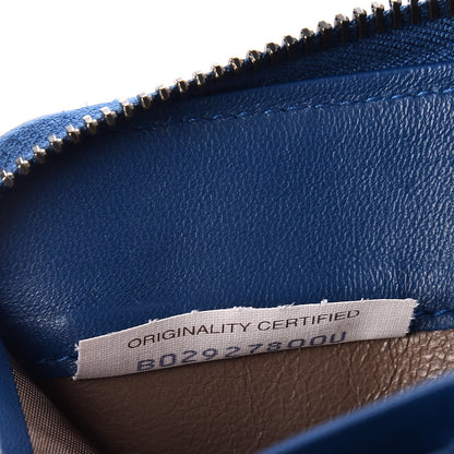 Bottega Veneta Nappa Intrecciato Zip Around Wallet Electrique 8 of 9