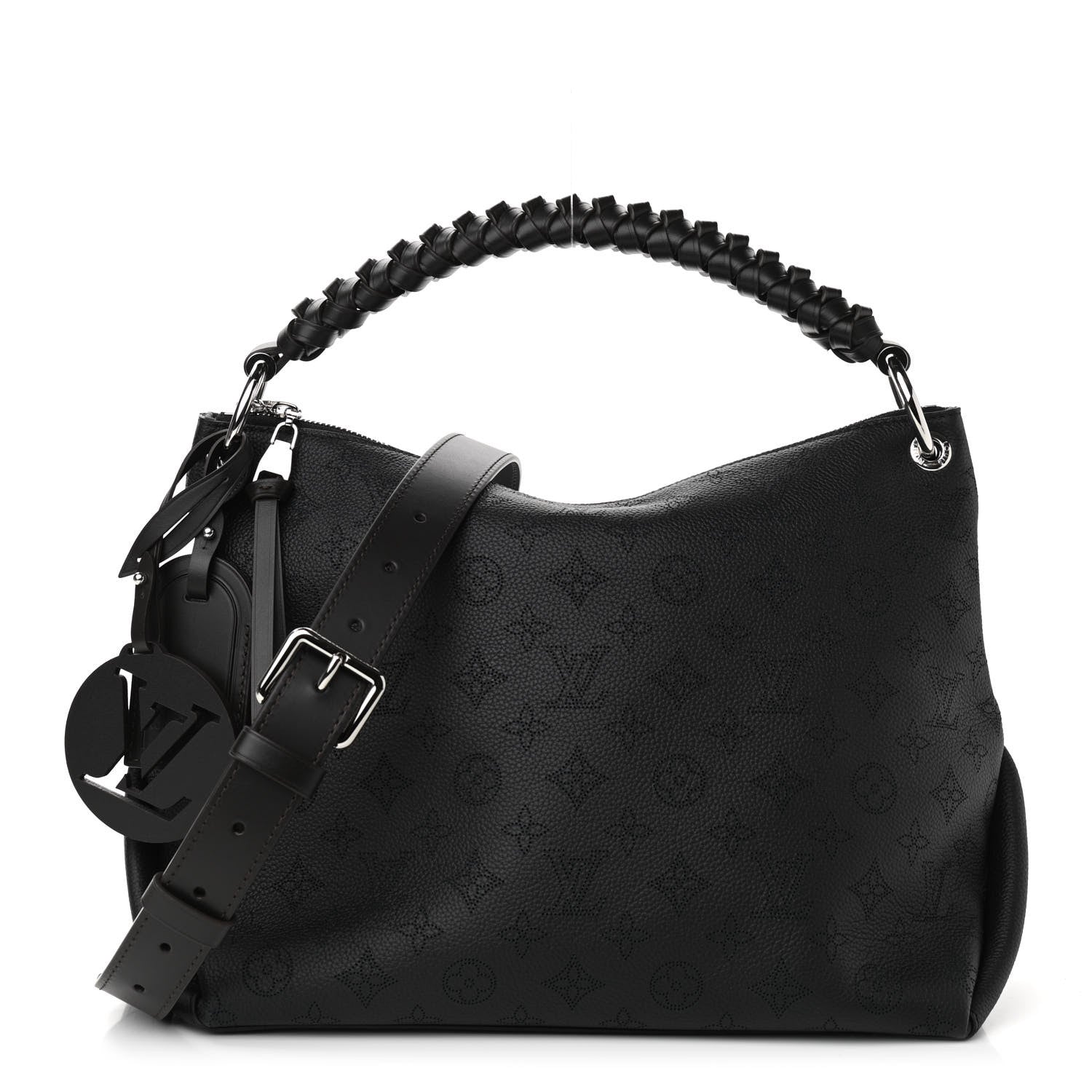 Louis Vuitton Mahina Beaubourg Hobo MM Black 1 of 10
