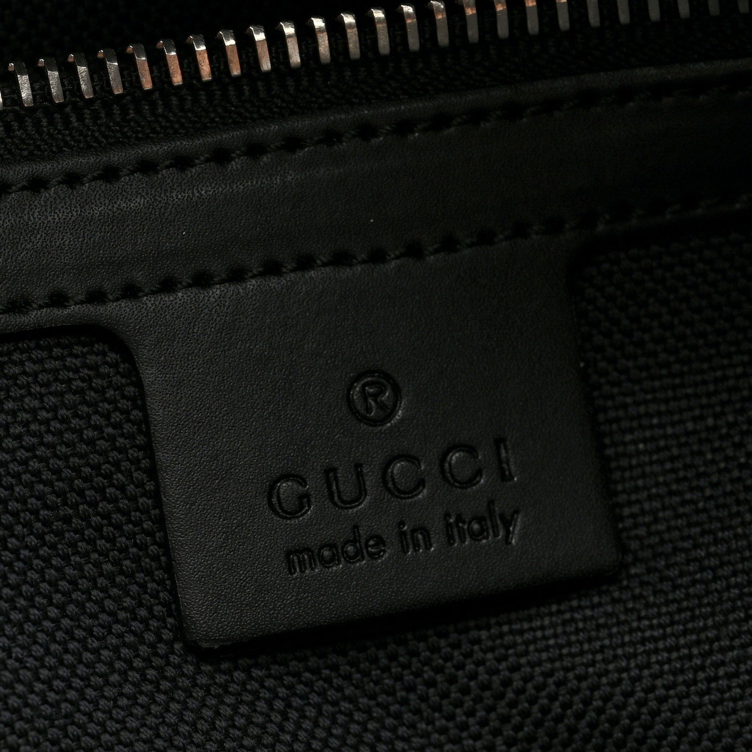 Gucci GG Supreme Monogram Appia Calfskin Web Flat Messenger Bag Black Grey Black Grey 6 of 10