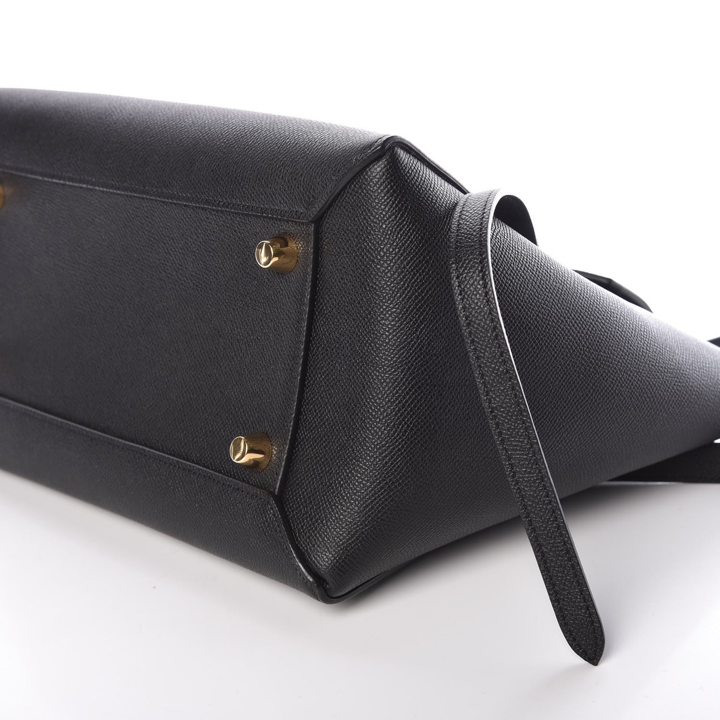 Grained Calfskin Mini Belt Bag Black