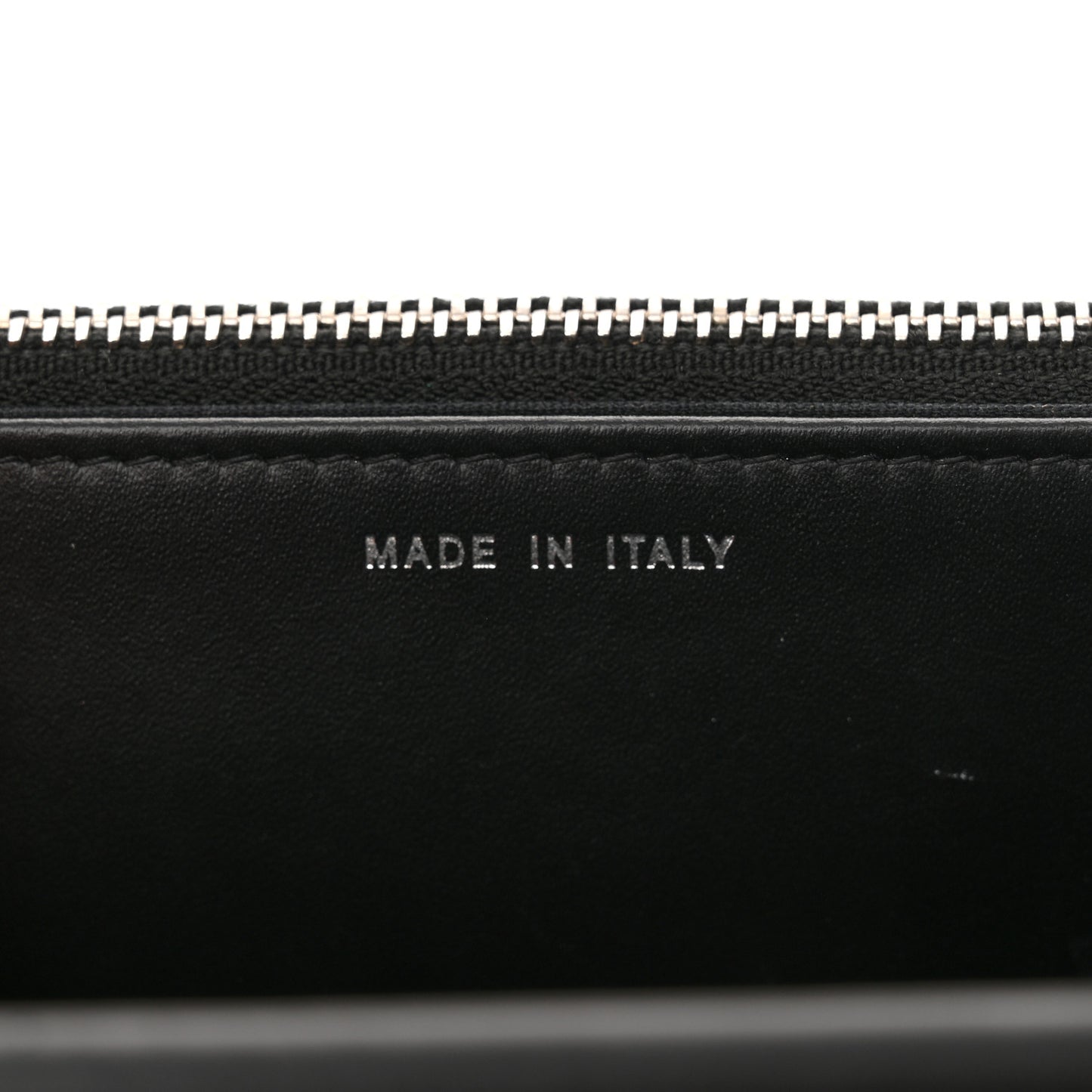 Patent Quilted Golden Class Wallet on Chain WOC Black