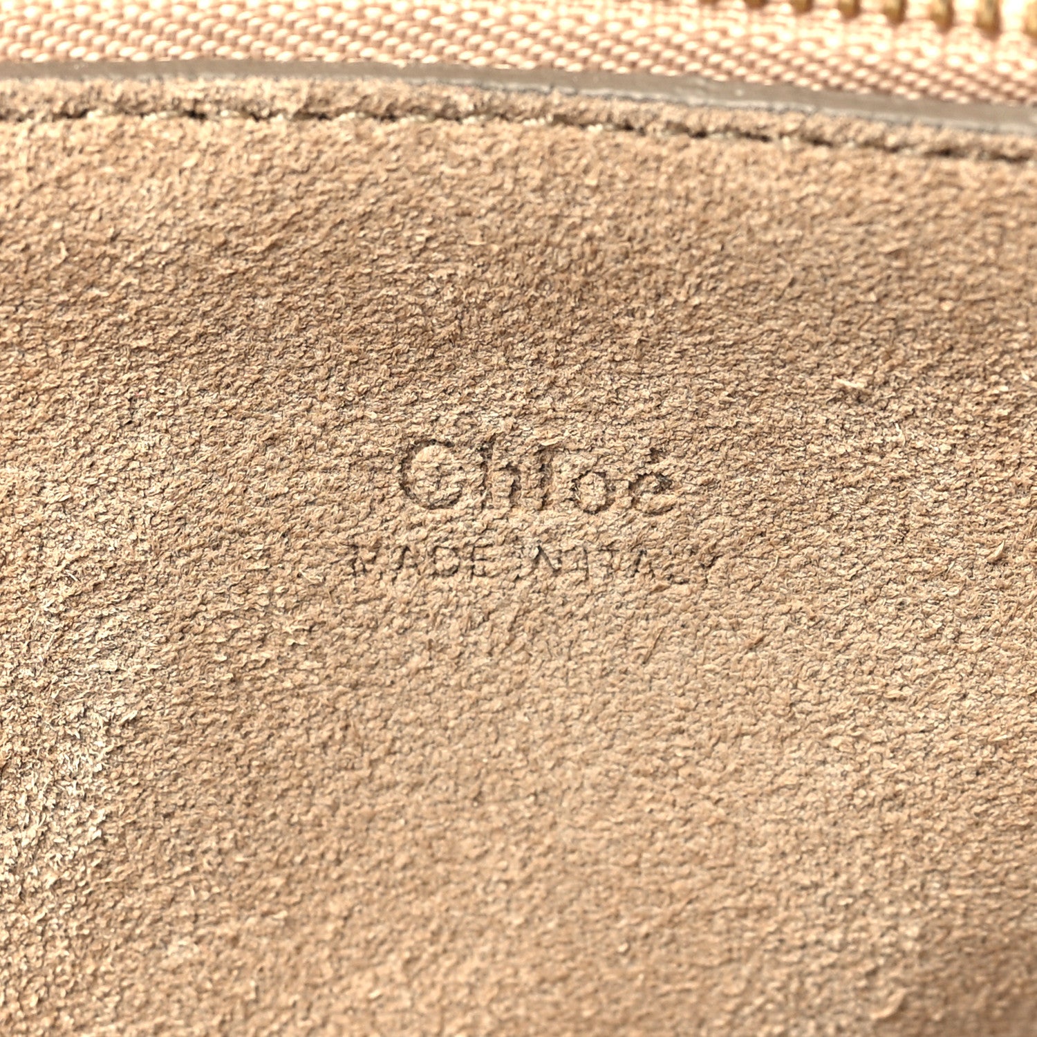 Chloe Calfskin Suede Medium Faye Shoulder Bag Sepia Red 6 of 10