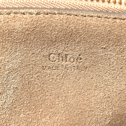 Chloe Calfskin Suede Medium Faye Shoulder Bag Sepia Red 6 of 10