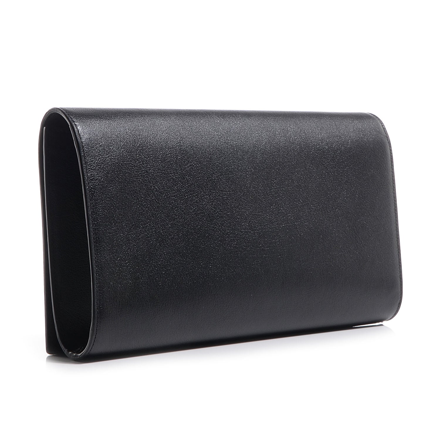 Saint Laurent Calfskin Monogram Large Belle De Jour Clutch Black 4 of 8