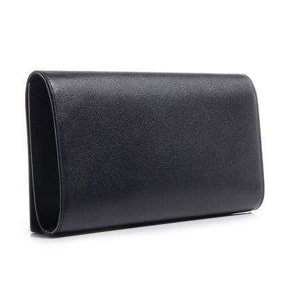 Saint Laurent Calfskin Monogram Large Belle De Jour Clutch Black 4 of 8