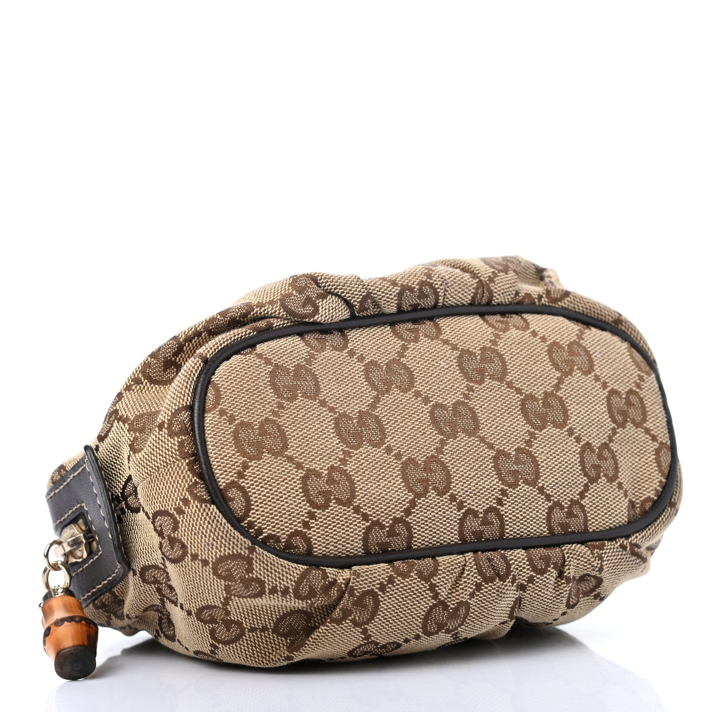 Monogram Medium Bamboo Cosmetic Case Dark Brown