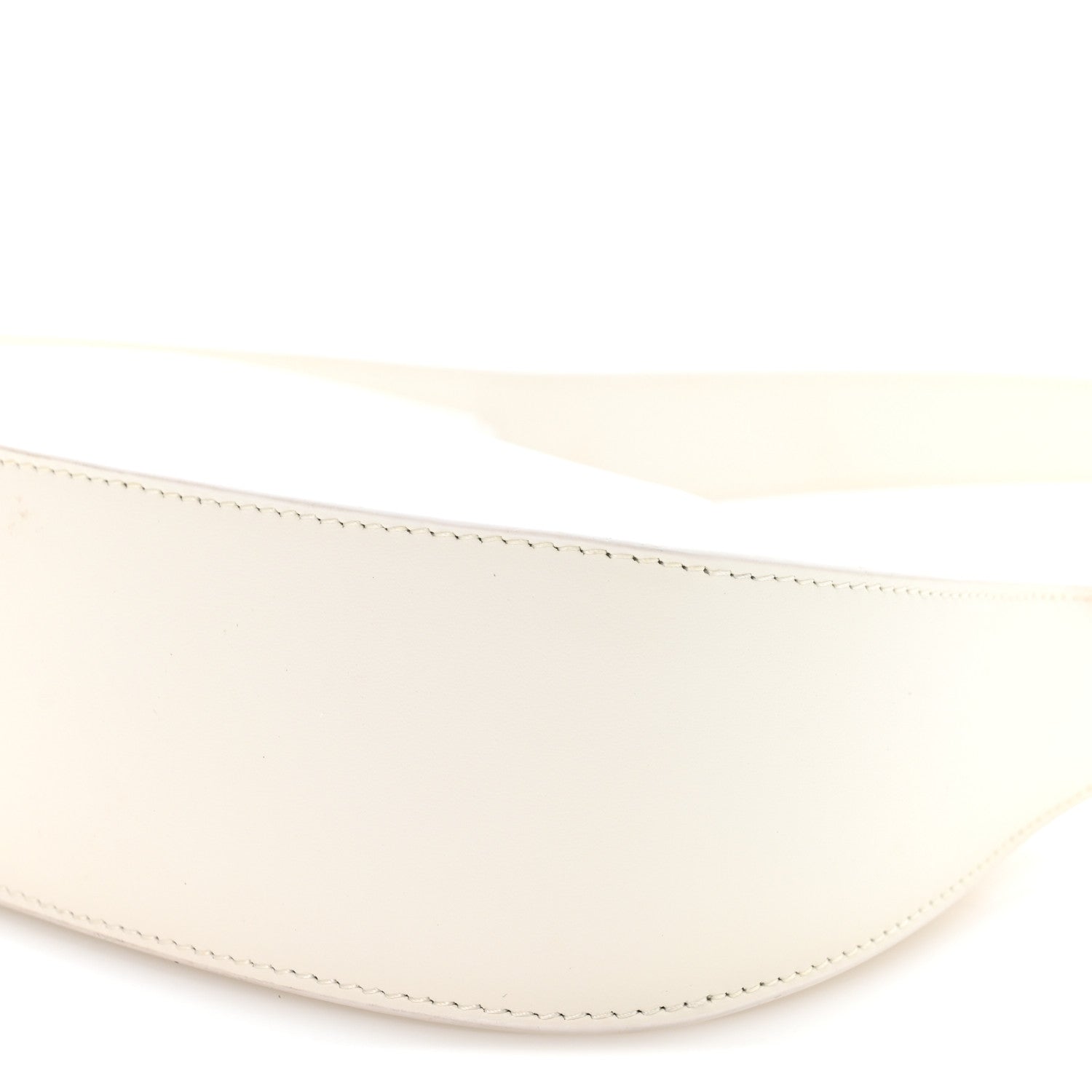 The Row Smooth Calfskin Half Moon Shoulder Bag New Ivory 9 of 9