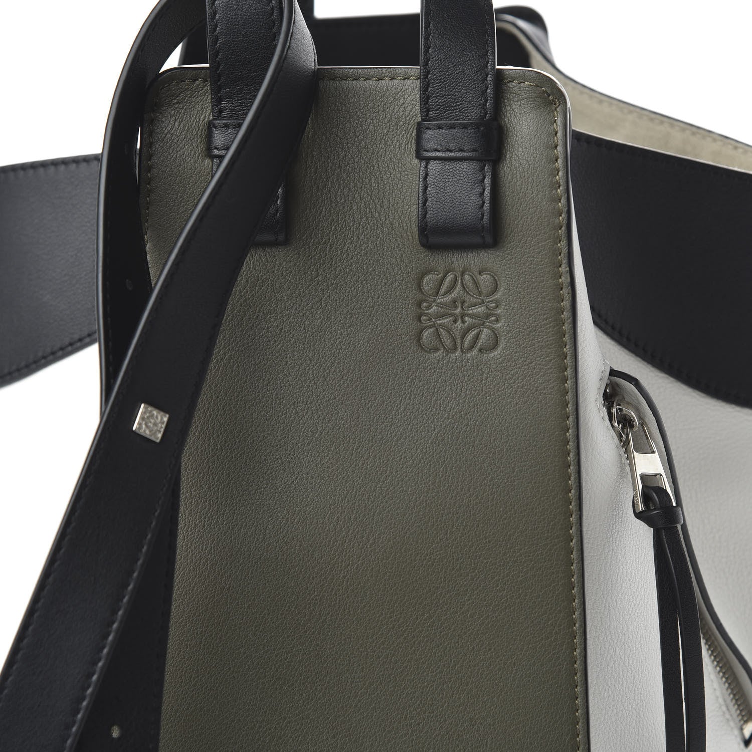 Loewe Calfskin Small Hammock Shoulder Bag Khaki Green Soft White 11 of 11