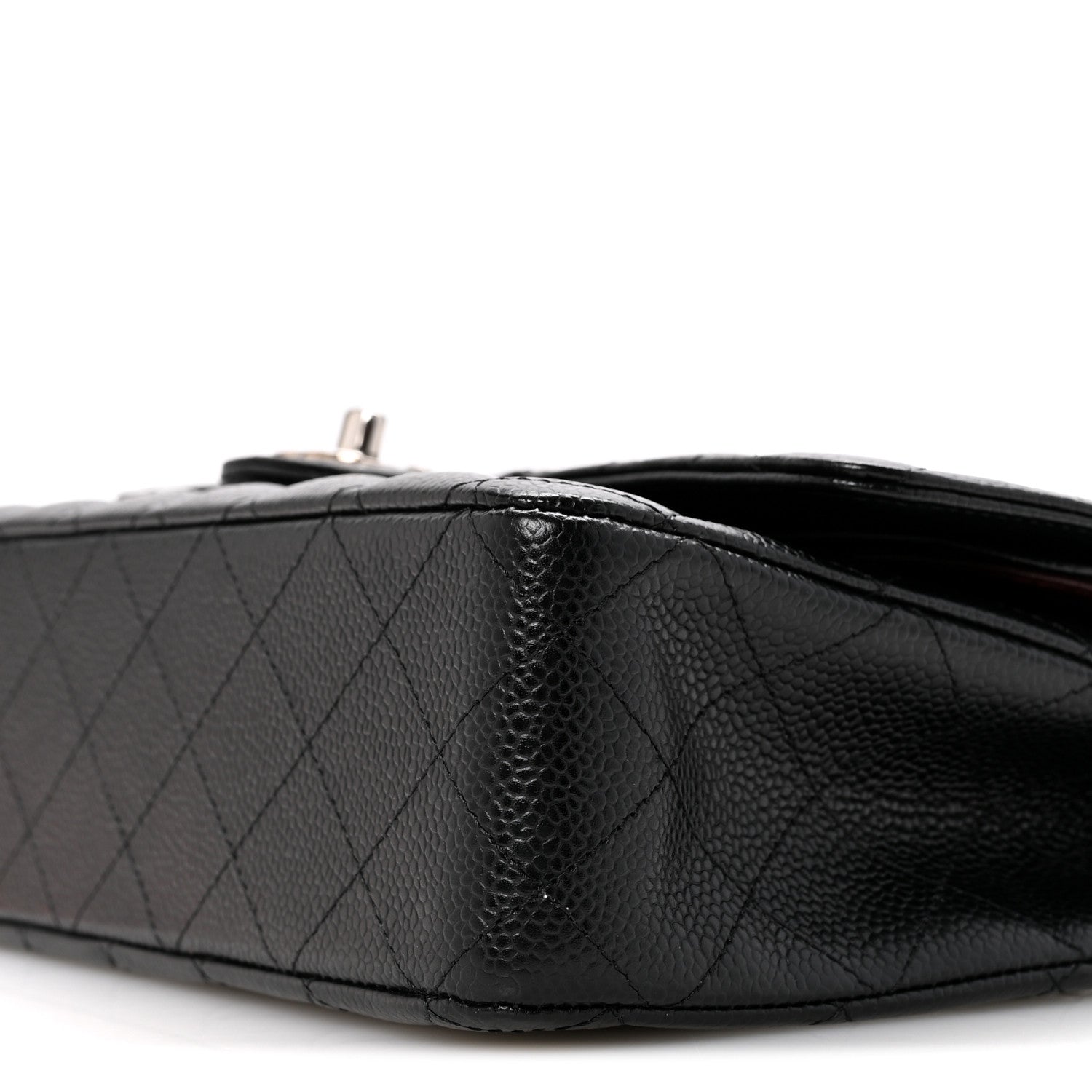 Chanel Caviar Quilted Medium Double Flap Black 10 of 11