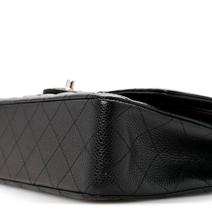 Chanel Caviar Quilted Medium Double Flap Black 10 of 11