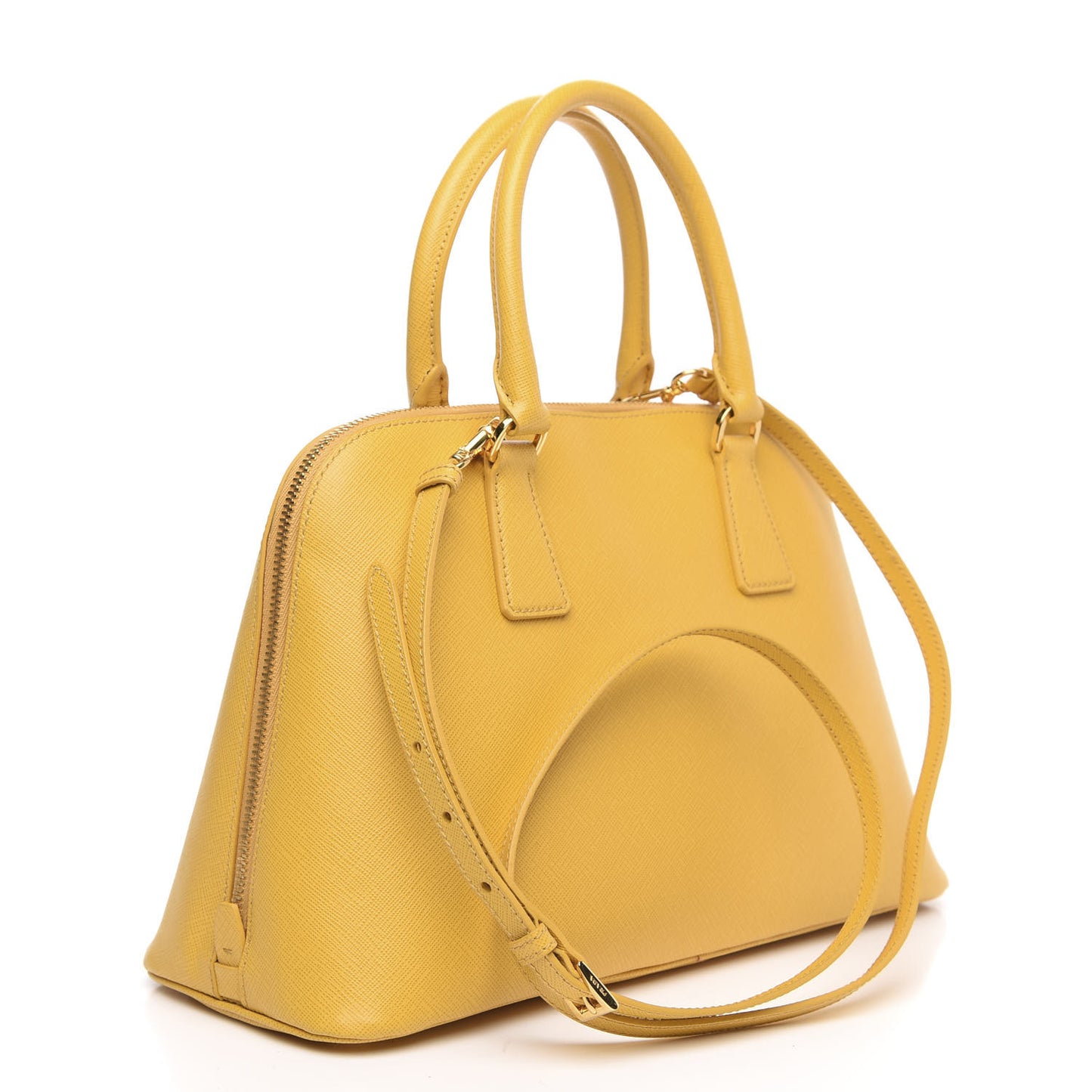 Saffiano Lux Medium Promenade Tote Mimosa