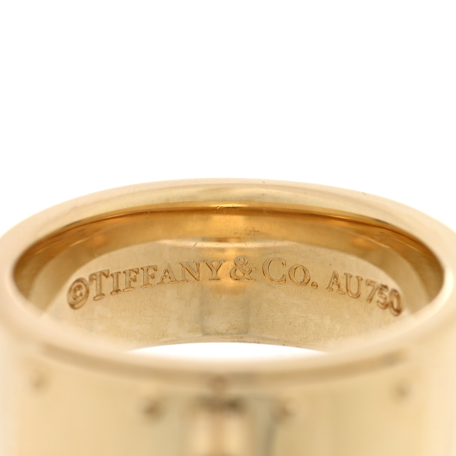 Tiffany 18K Yellow Gold Hardwear Dangle Ball Ring 49 4.75 4 of 5