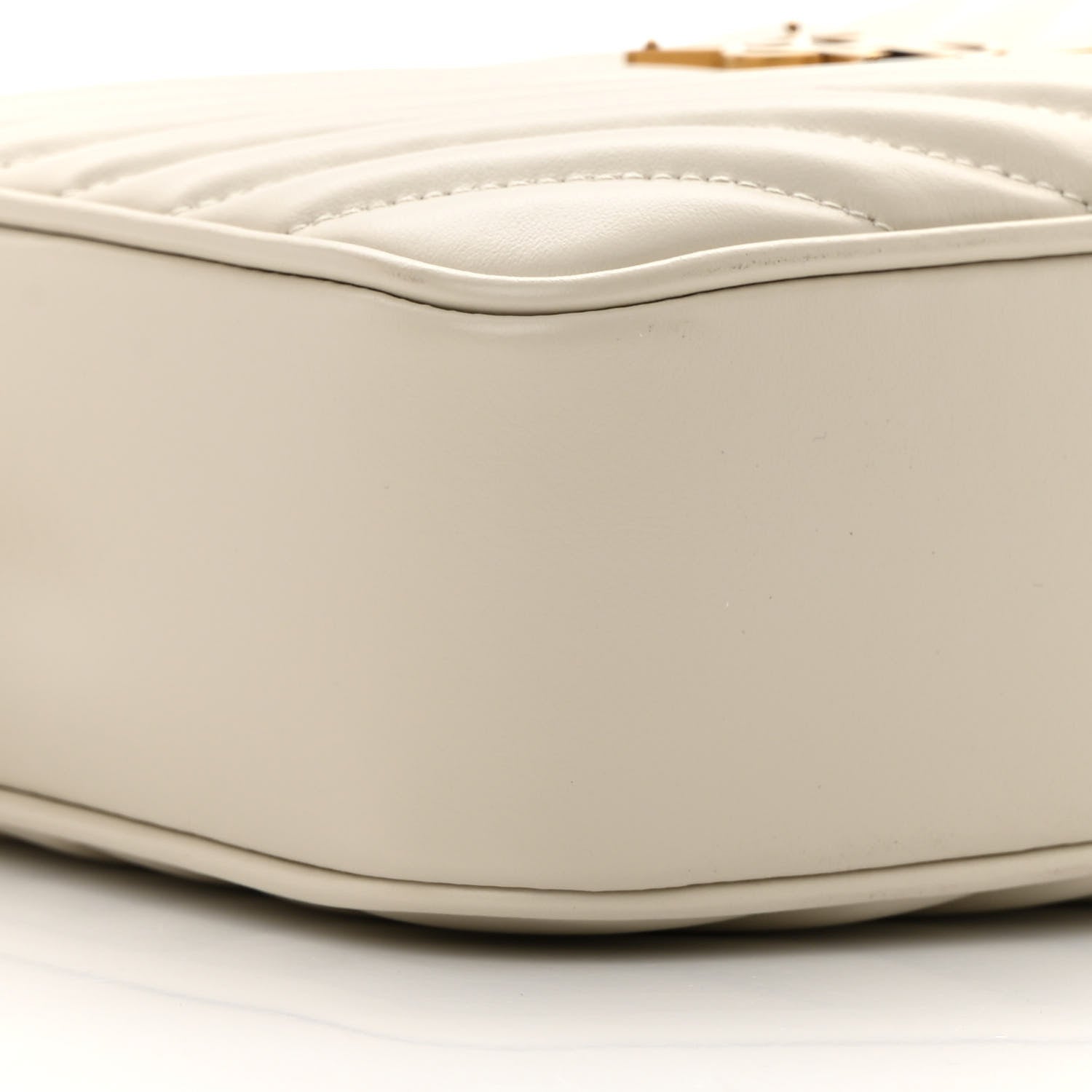 Saint Laurent Calfskin Matelasse Monogram Lou Camera Bag Crema Soft 9 of 13