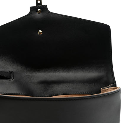 Gucci Calfskin Small Sylvie Wristlet Clutch Black 13 of 14