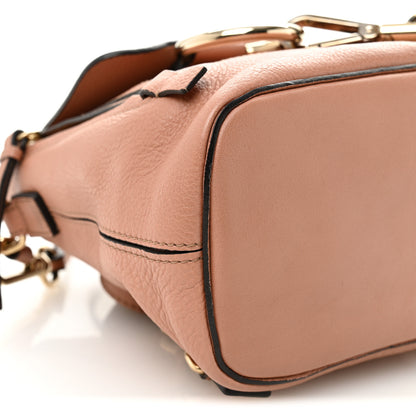 Chloe Suede Calfskin Small Faye Backpack Nougat 9 of 13