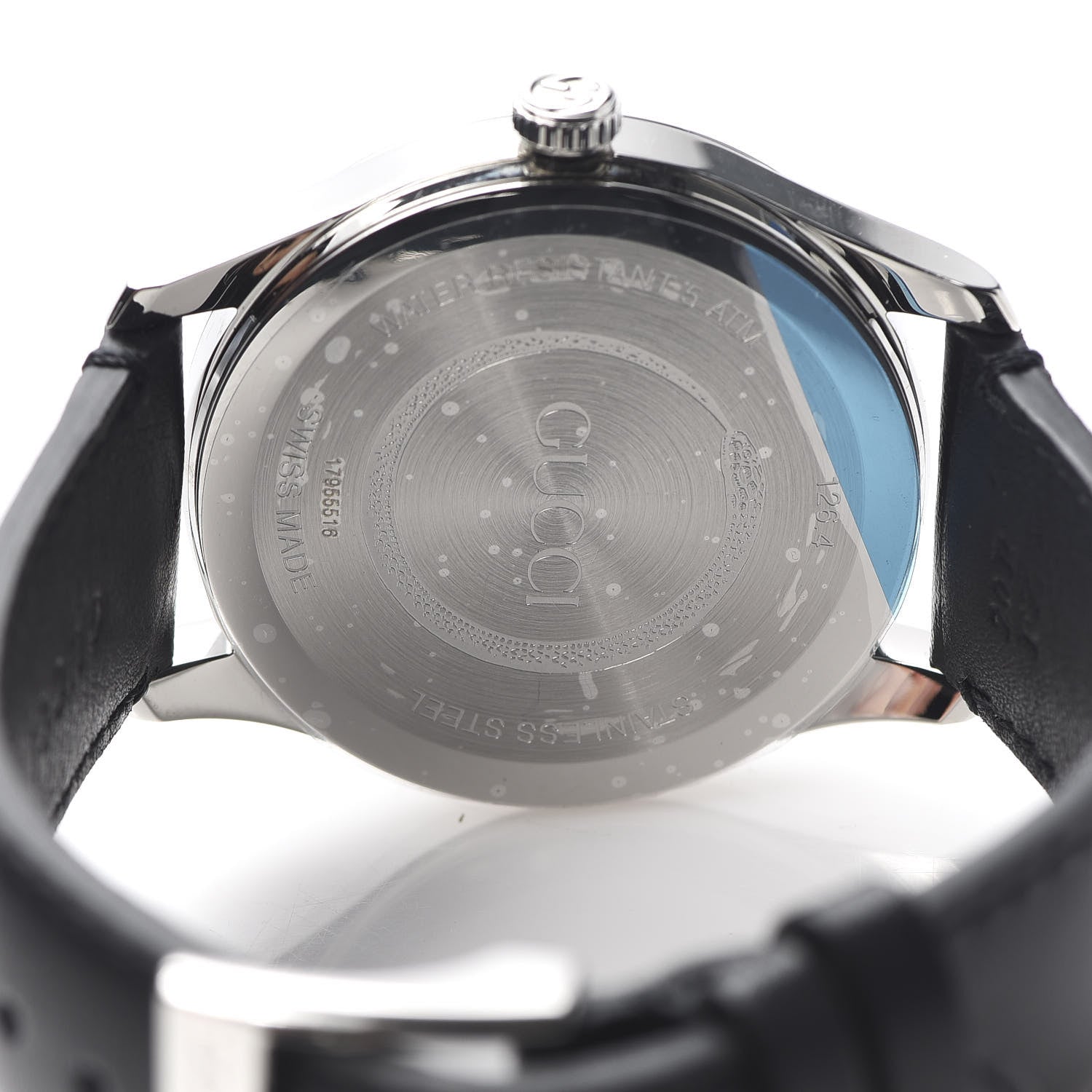 Gucci Stainless Steel Calfskin 38mm G-Timeless Snake Quartz Watch 5 of 7