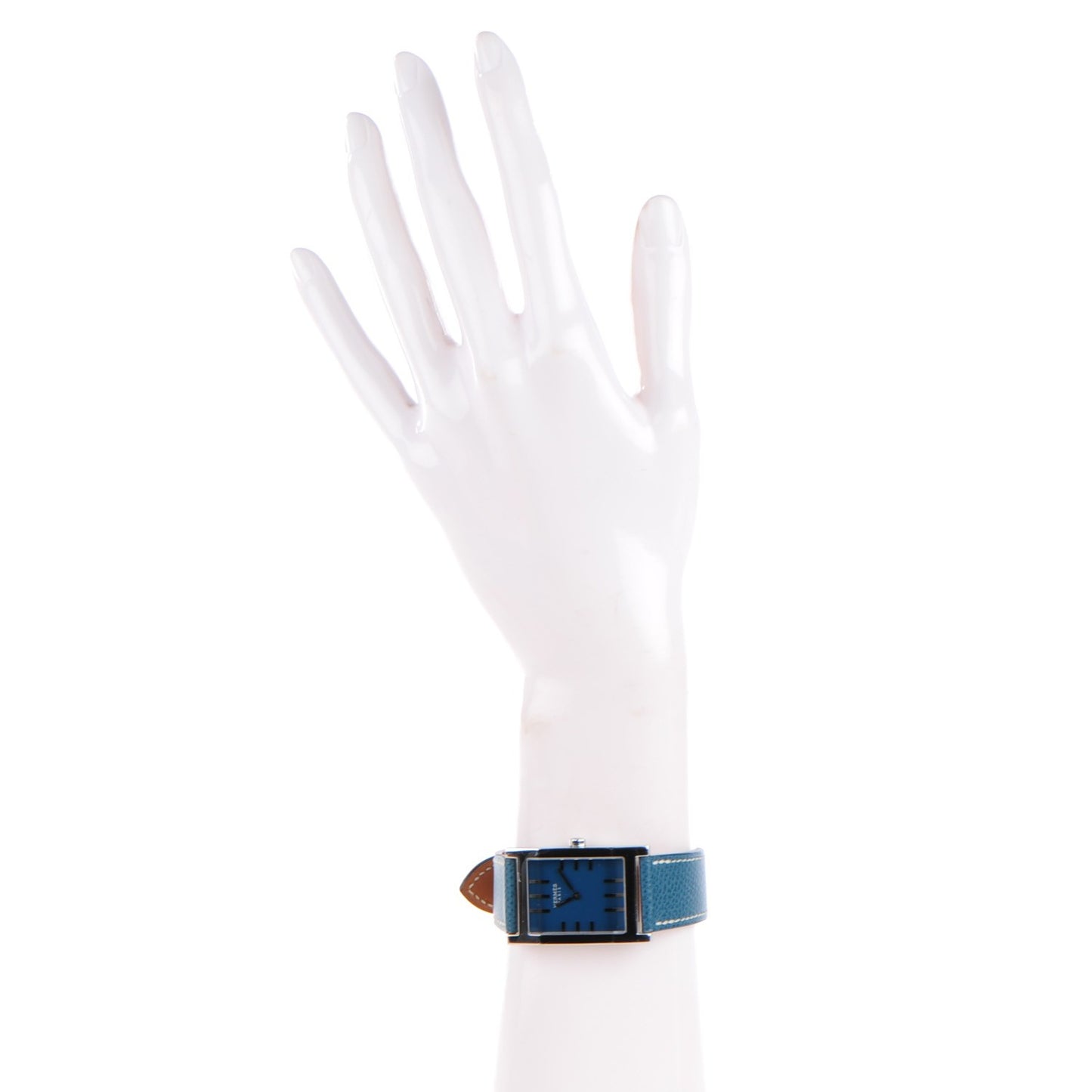 Stainless Steel Courchevel 30mm Tandem Quartz Watch Blue Jean