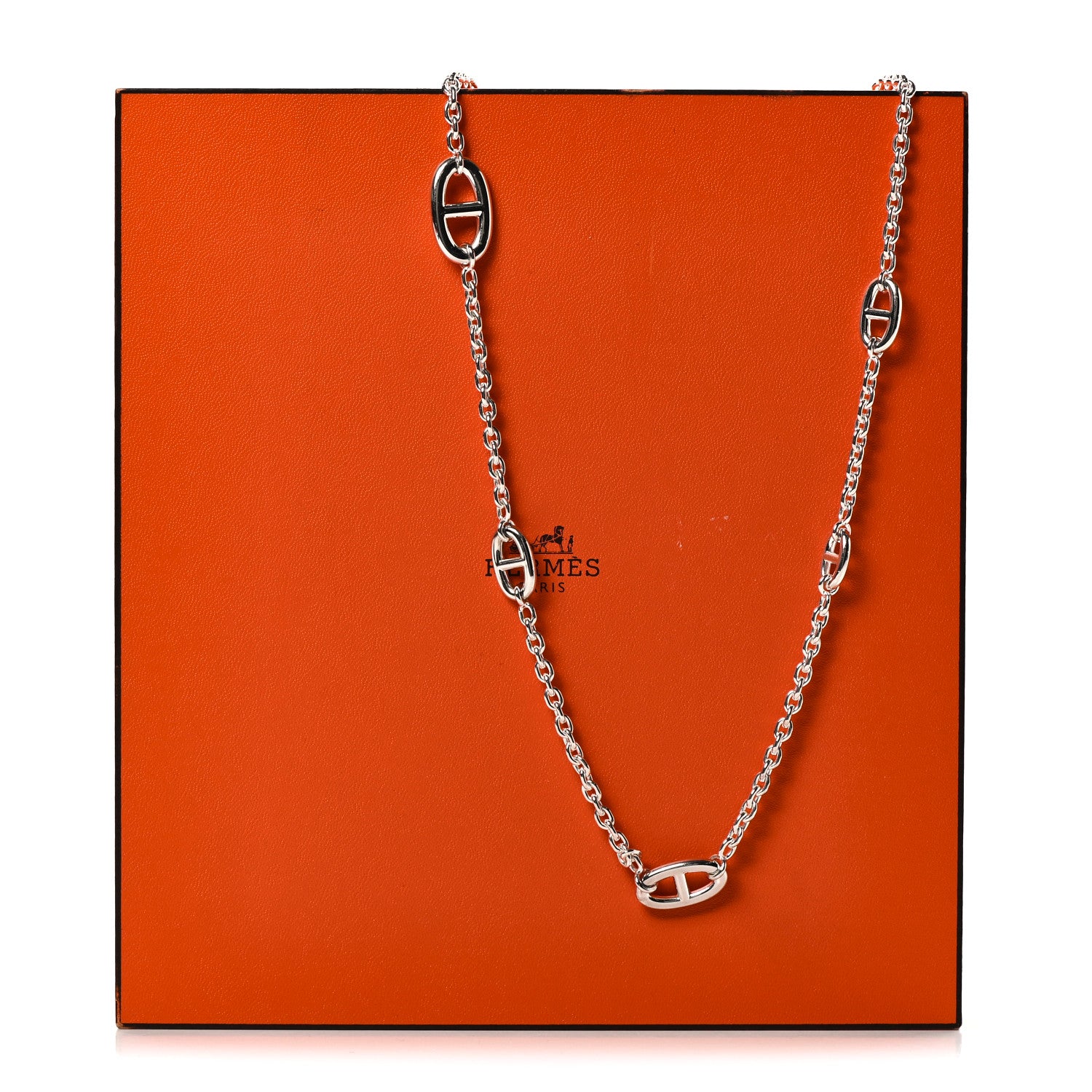 Hermes Sterling Silver Farandole Necklace 120 5 of 5