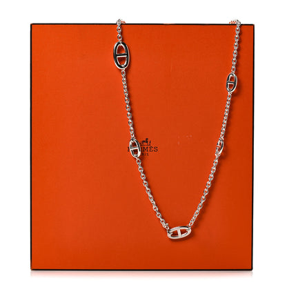 Hermes Sterling Silver Farandole Necklace 120 5 of 5