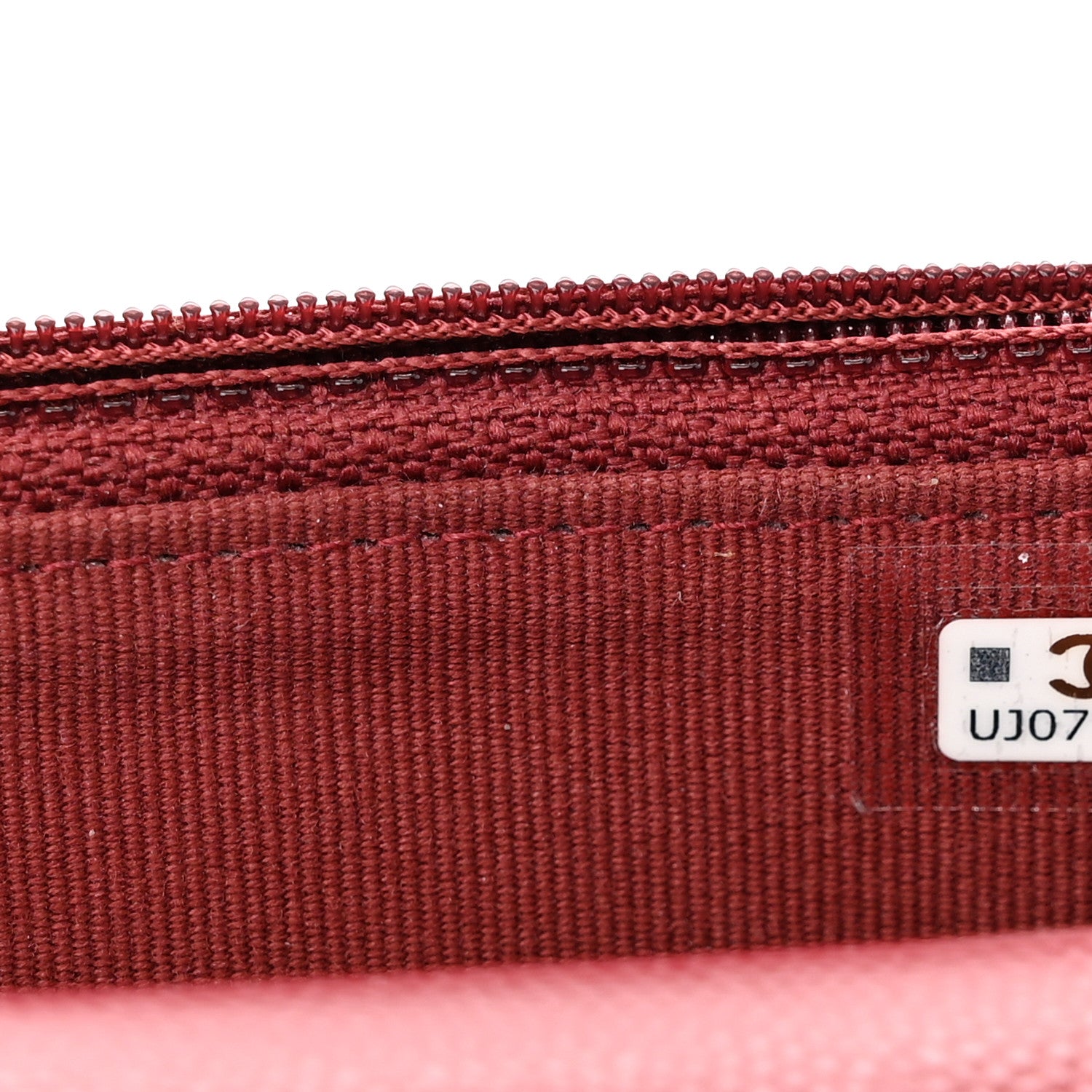 Chanel Caviar Quilted Pocket Twins Clutch With Chain Burgundy 8 of 12