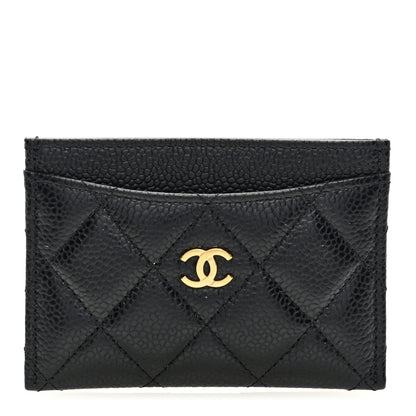 Chanel Caviar Quilted Card Holder Black 1 of 7