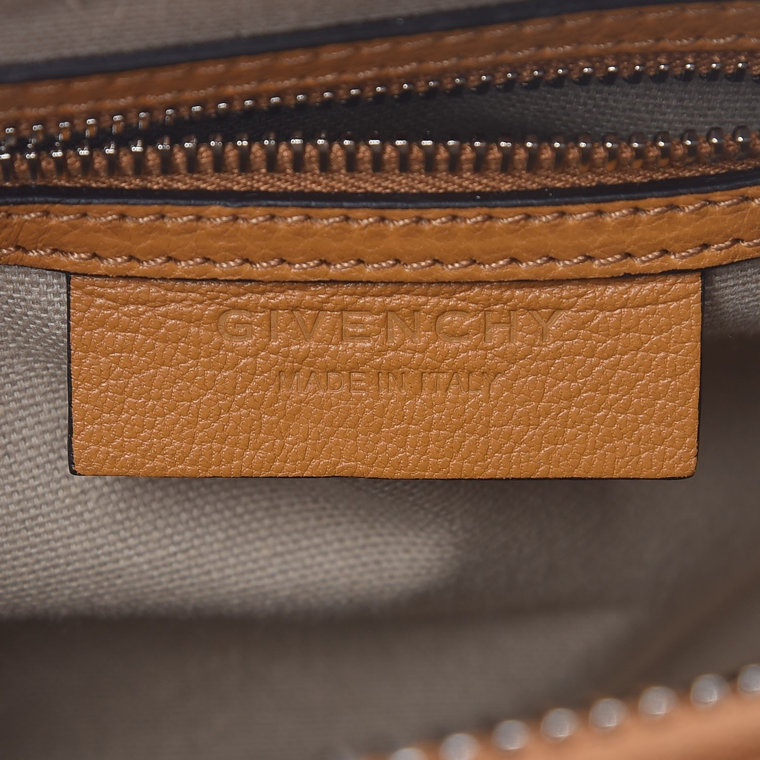 Givenchy Sugar Goatskin Mini Antigona Caramel Brown 7 of 8
