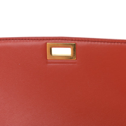 Celine Box Calfskin Medium Classic Box Flap Bag Red 16 of 16
