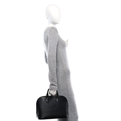 Louis Vuitton Epi Alma PM Black 2 of 11
