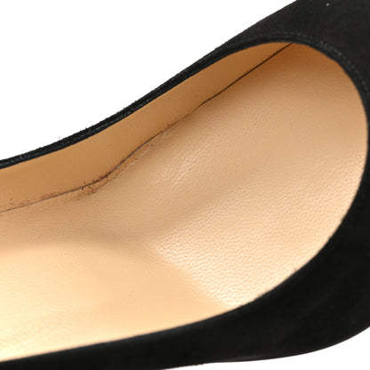 Christian Louboutin Veau Velours Viva 85 Pumps 37.5 Black 9 of 9