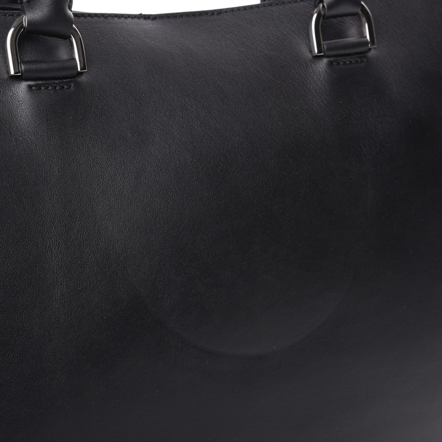 Silky Calf Oversized Willow Tote Black