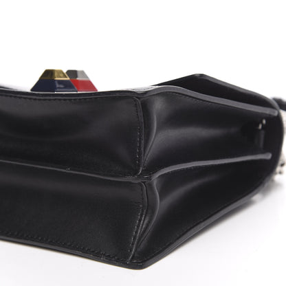 Fendi Vitello Liberty Studded Small Kan I Shoulder Bag Black Multicolor 10 of 10