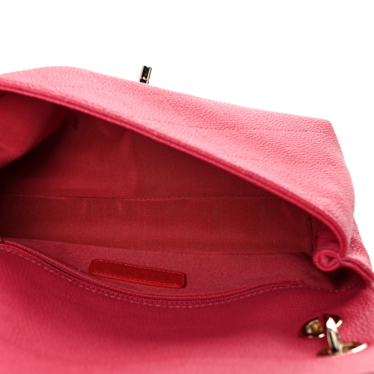 Caviar Quilted Small City Walk Flap Pink