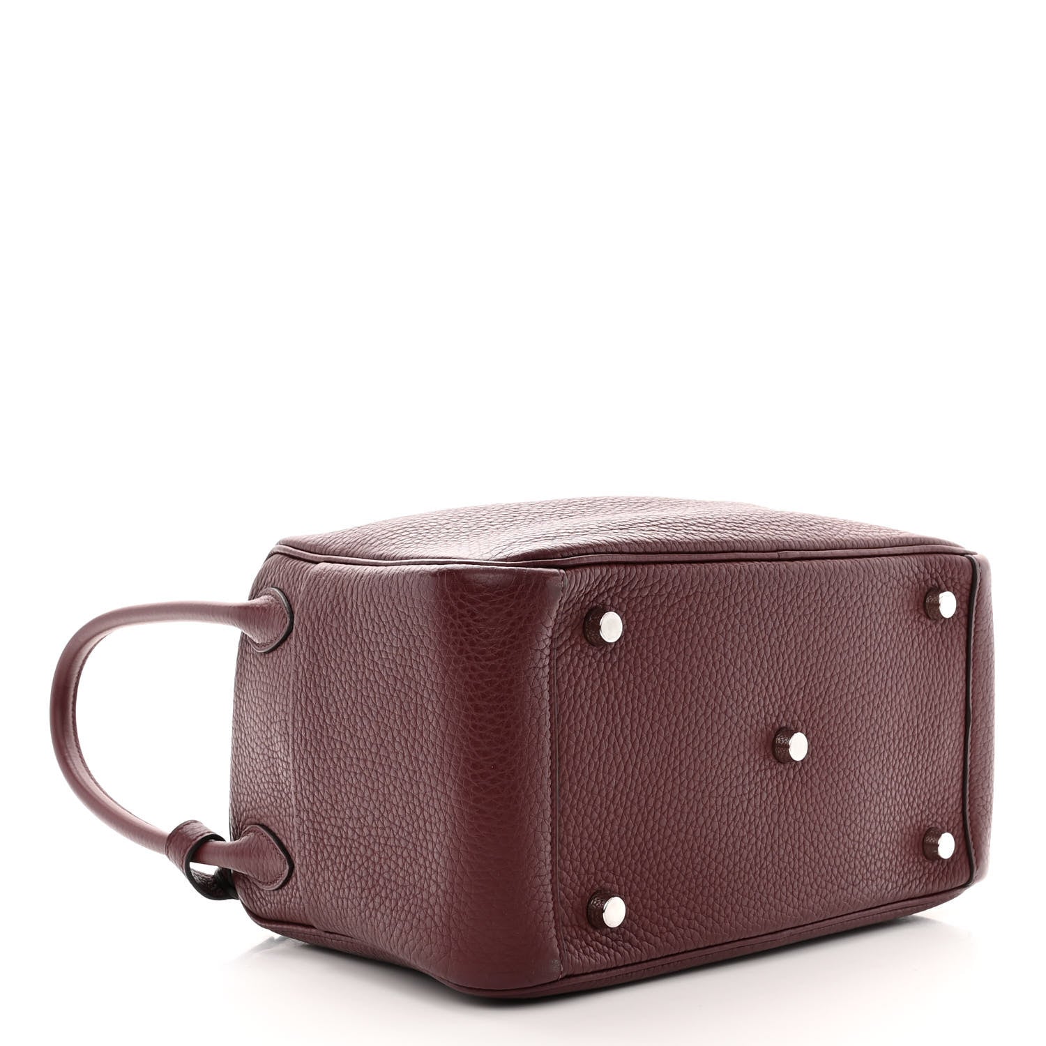 Hermes Taurillon Clemence Lindy 26 Bordeaux 4 of 11