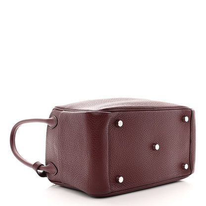 Hermes Taurillon Clemence Lindy 26 Bordeaux 4 of 11