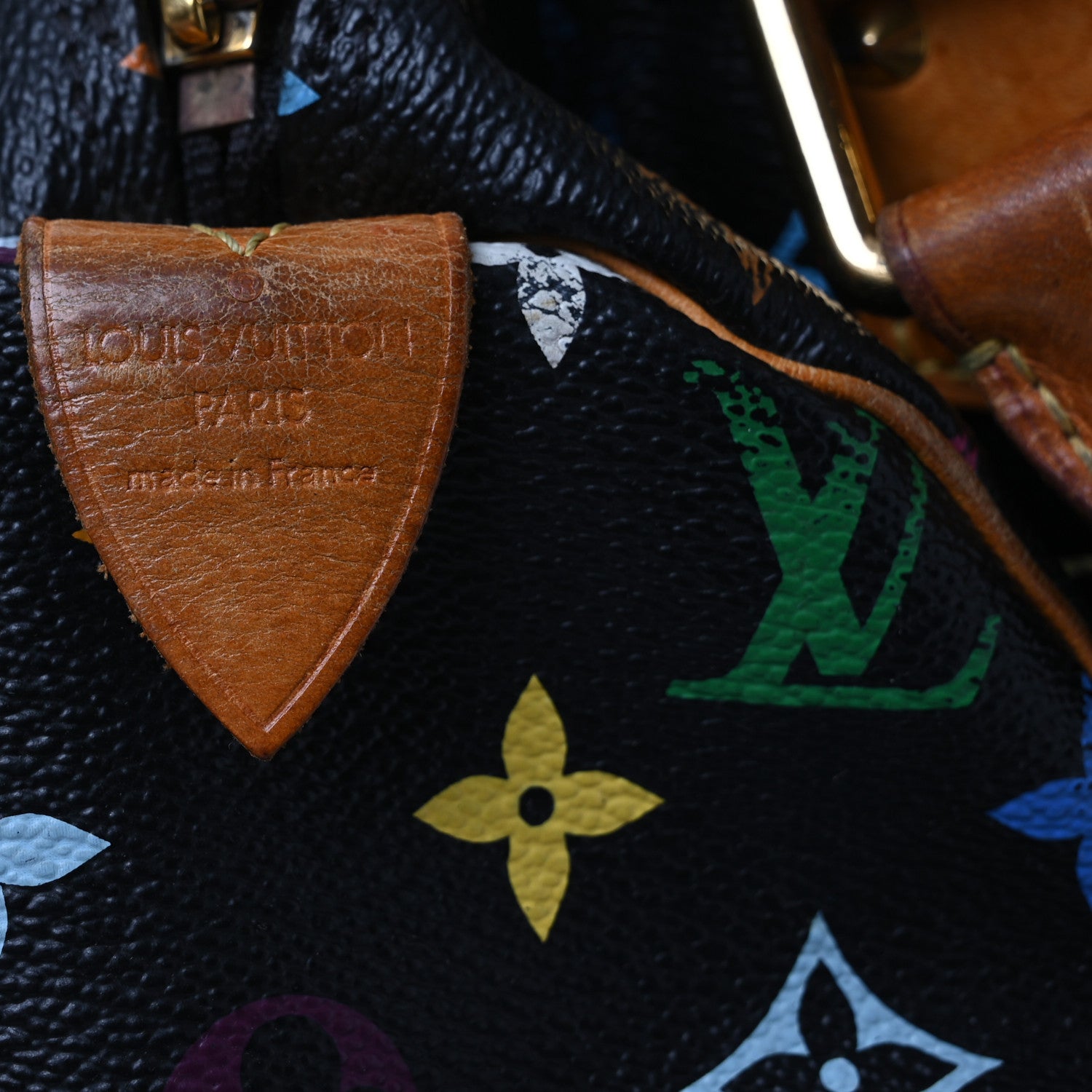 Louis Vuitton Monogram Multicolor Speedy 30 Black 6 of 13