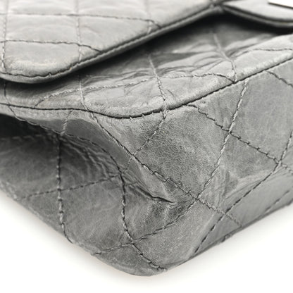 Chanel Aged Calfskin Quilted 50th Anniversary 2.55 Reissue 225 Flap Grey 10 of 11